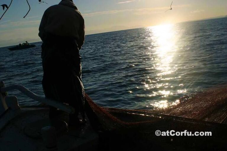 Fishing in Benitses