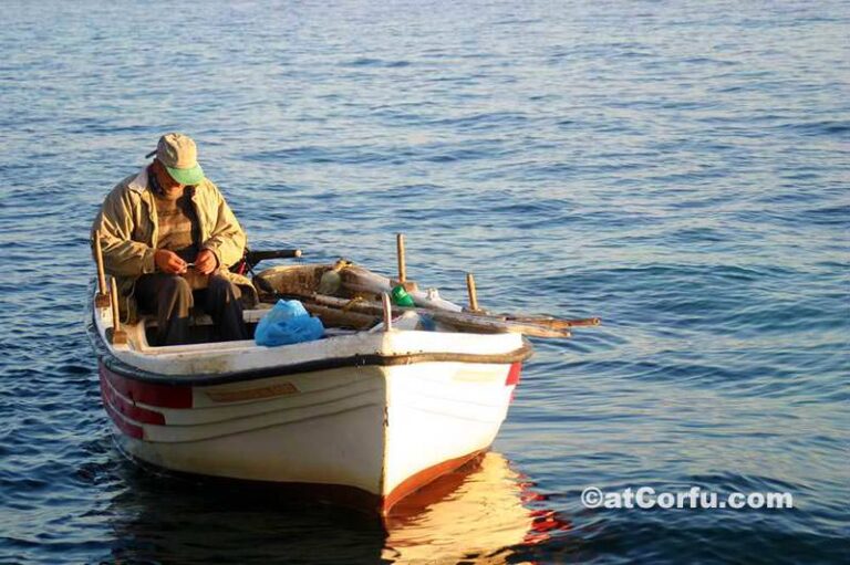 Fishing in Benitses