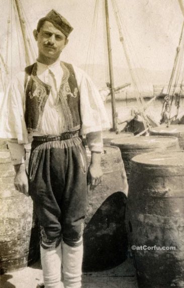 Man worker in the port