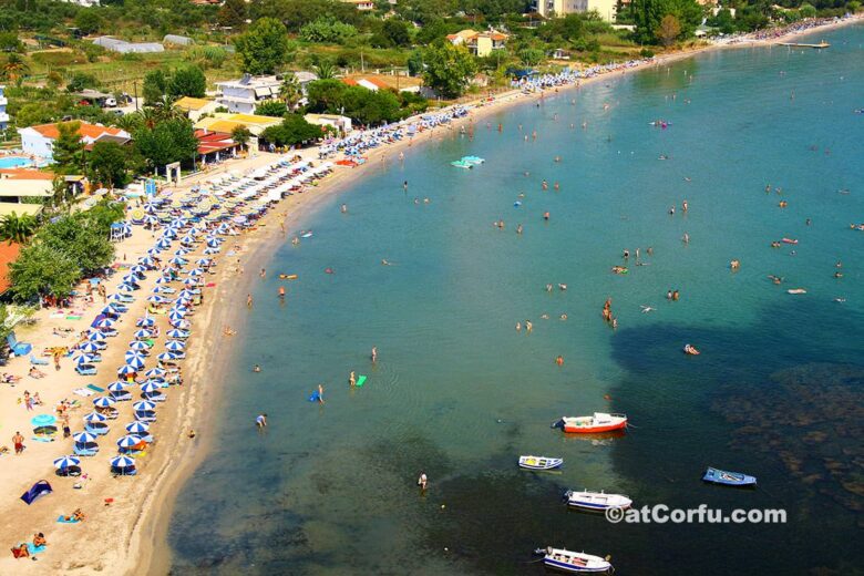 Moraitika beach
