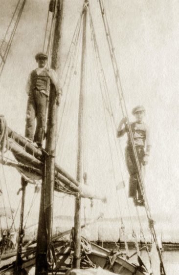On the Mast of the boat