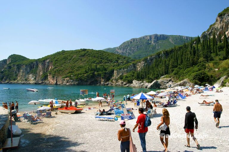 Agios Spiridon Beach in Paleokastritsa