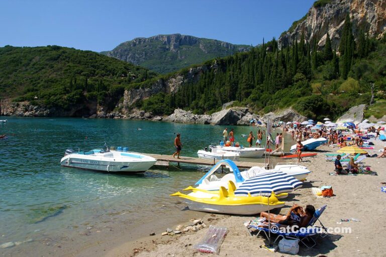 Agios Spiridon Beach in Paleokastritsa