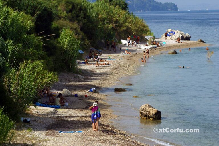 Benitses Beach in Laopetra