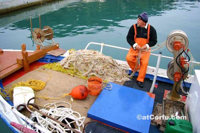 Fishing in Benitses