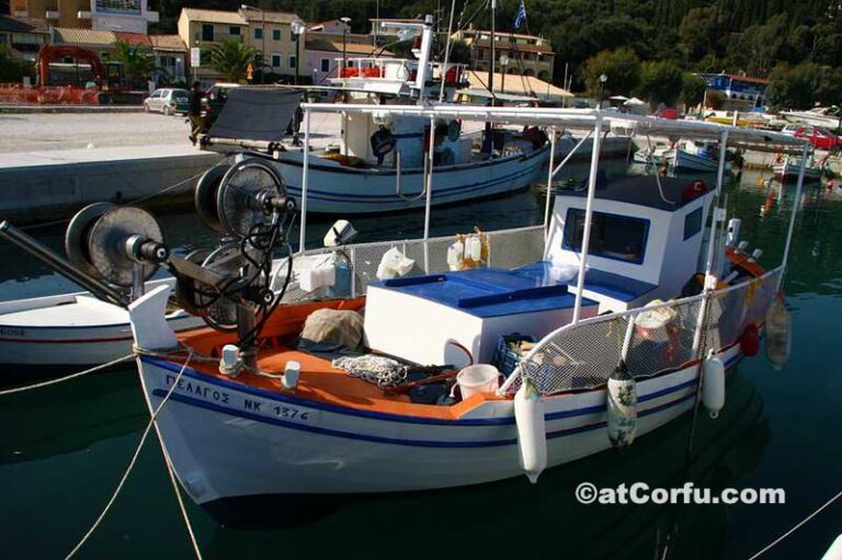 In Benitses port
