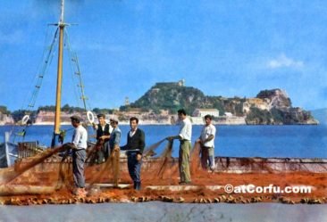 Fishermen in Anemomilos Corfu