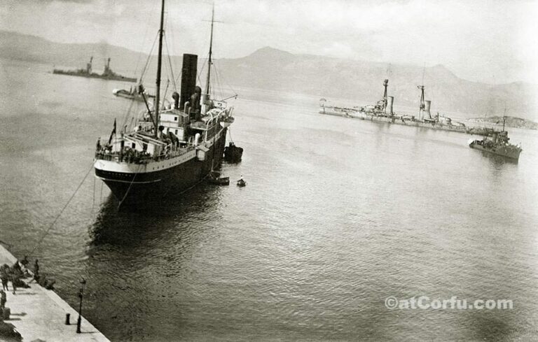 The Italians evacuate Corfu 1923