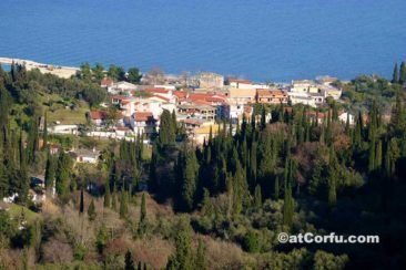 Koutsomaroula view from Agia Triada hill