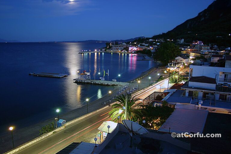 Benitses by night