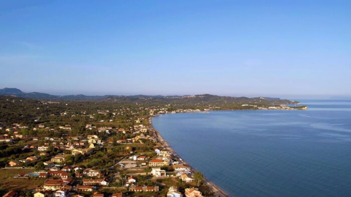Acharavi - Panoramic from drone
