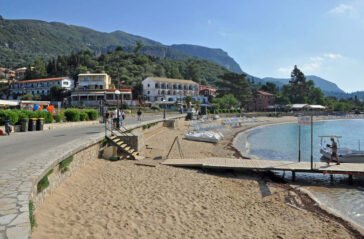 Agios Spiridon beach in Paleokastritsa
