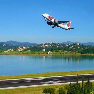 Kanoni Corfu with Amazing Views over Airport