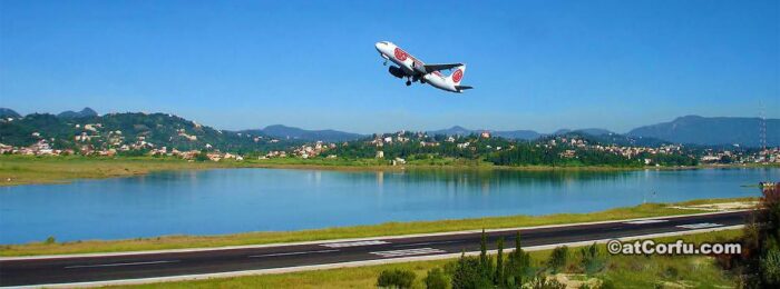 Corfu - The Airport from Kanoni