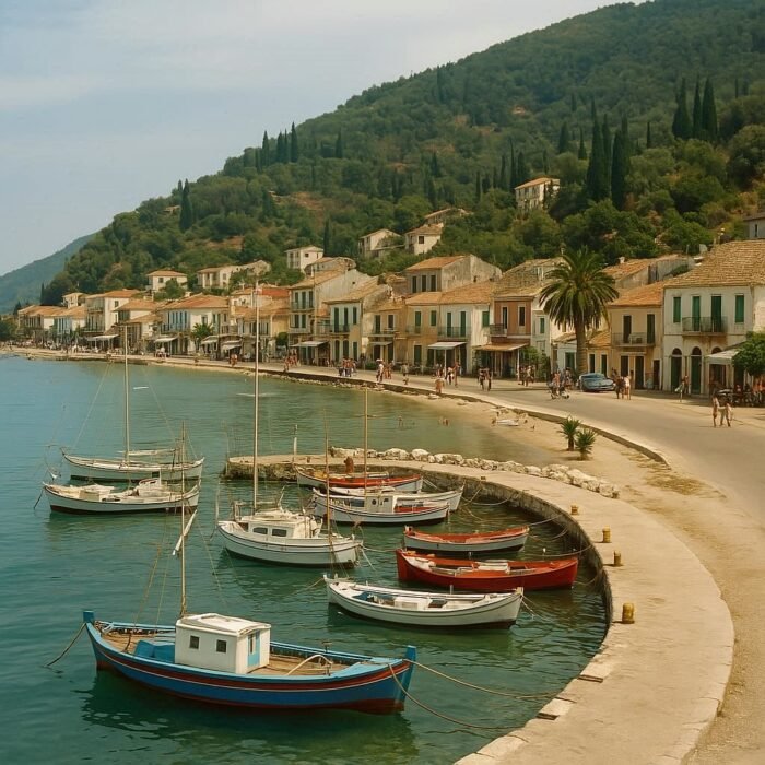 Benitses port-70s