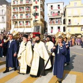 Corfu easter- Saint Spiridon`s litany Corfu easter- Saint Spiridon`s litany