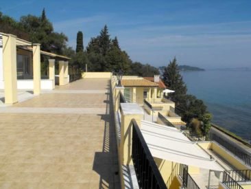 El Greco hotel in Benitses - verandas