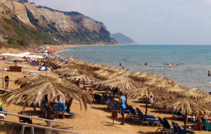Gardenos Beach west Corfu