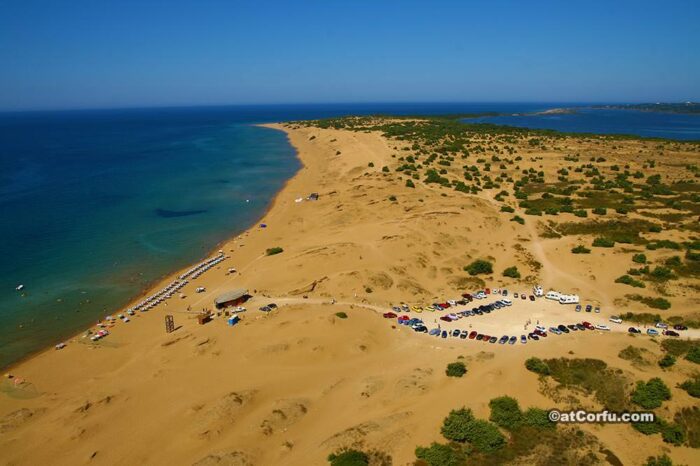 Issos Beach parking