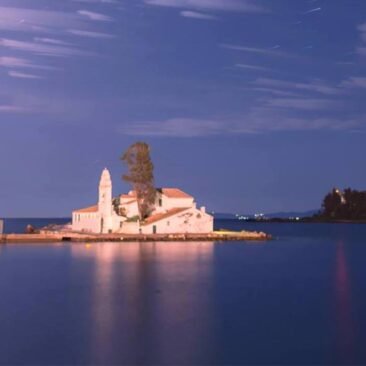 Mouse island at night