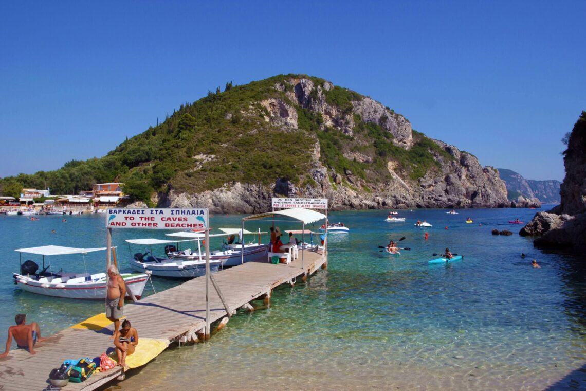 Paleokastritsa Agios Petros Beach