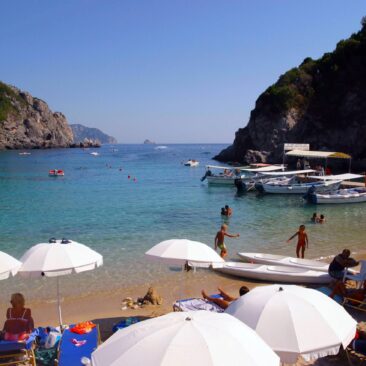 Paleokastritsa Beach Agios Spiridon