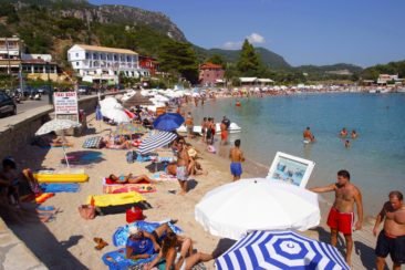 Paleokastritsa Beach Agios Spiridon