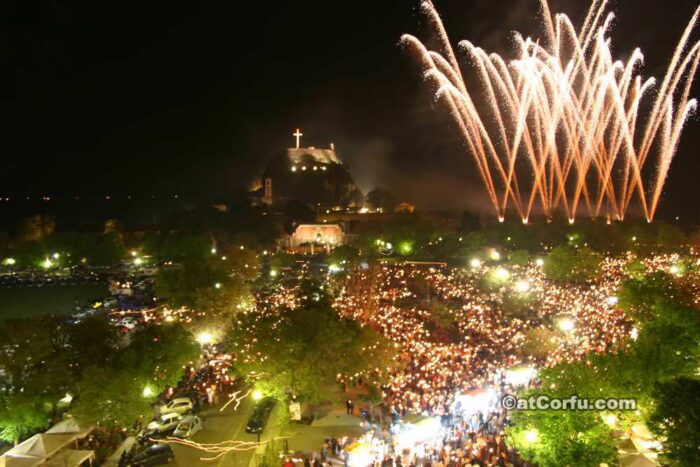 Easter at Corfu - Resurrection night