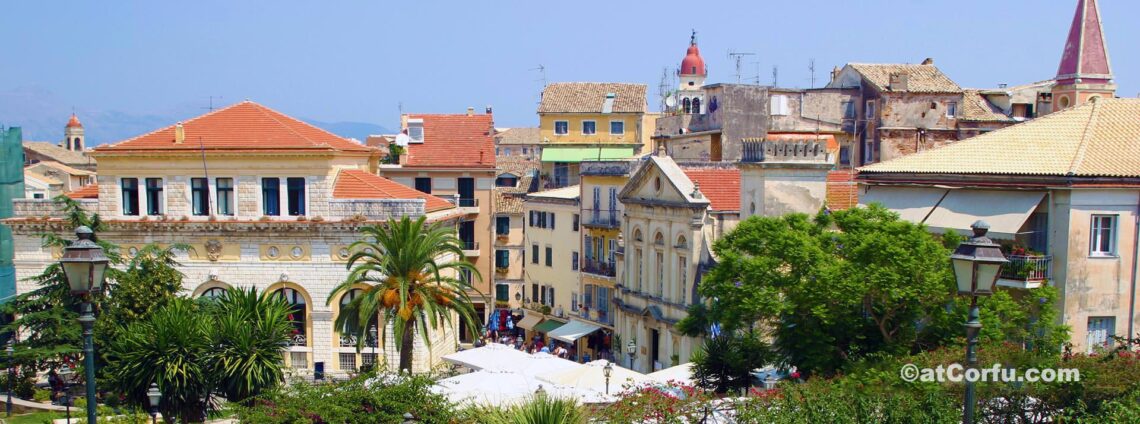 Townhall square in Corfu