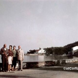 Benitses 1960, villa Patera at Chontrakia area Benitses 1960, villa Patera at Chontrakia area