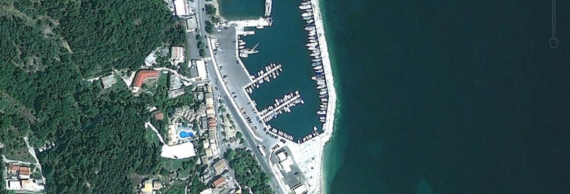 Yacht marina in Benitses
