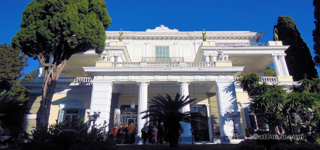 Achilleon palace in Corfu