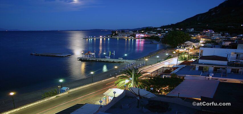 Benitses by night