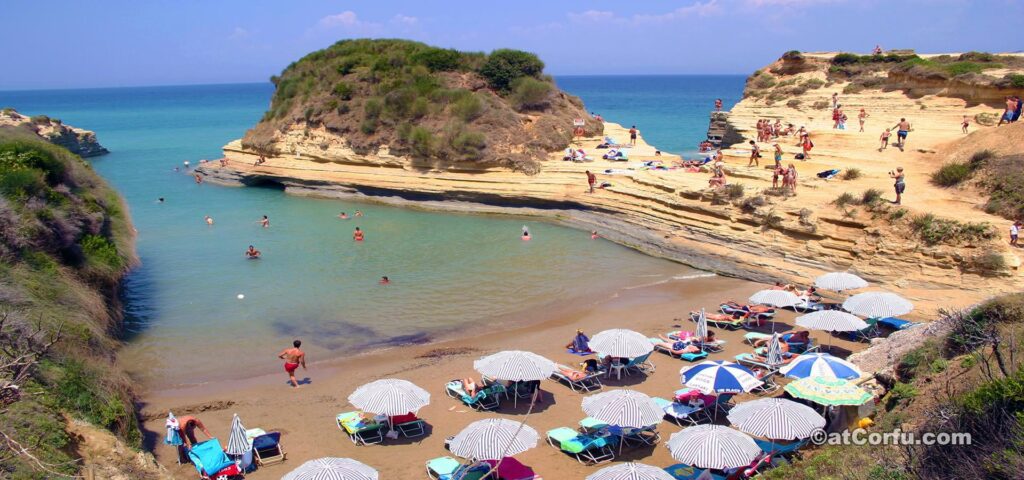 Canal d`amour at Sidari Corfu