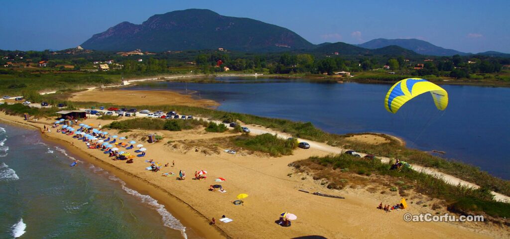 Chalikounas beach at west Corfu