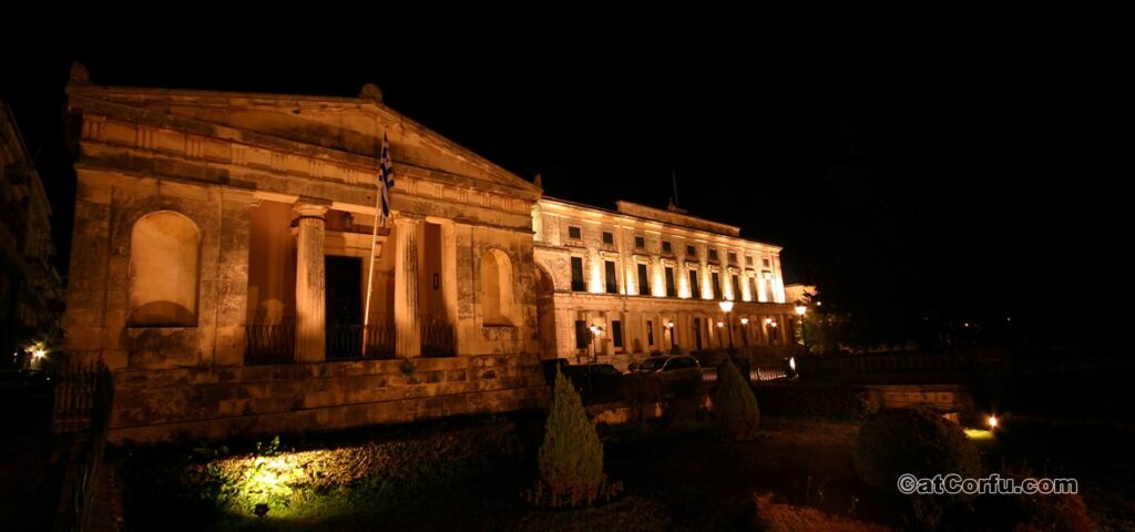 Palace of St Michael and George in Corfu