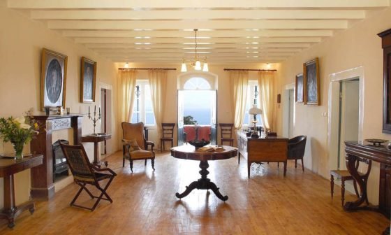 San Stefano estate Benitses - Livingroom