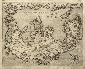 Corfu map 1576