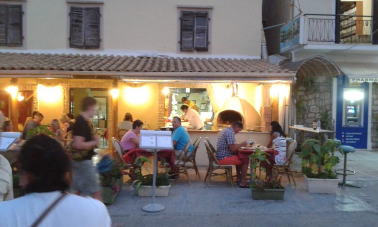 Pizza house Kavouras in Corfu