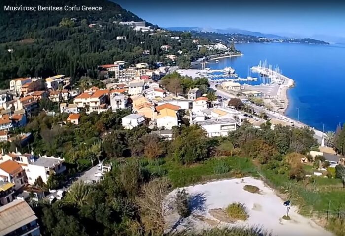 Benitses from Nektarios drone