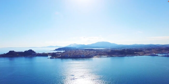 Corfu town and old fortress