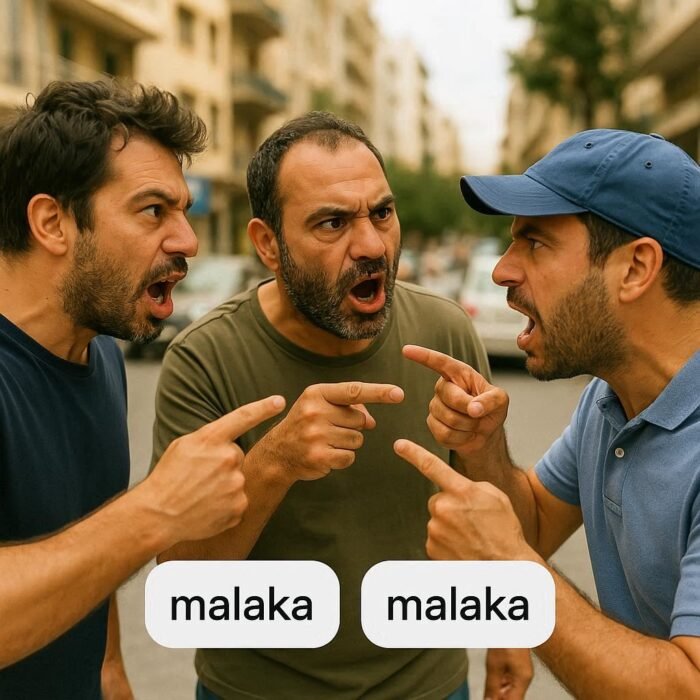 Three Malakes agruing
