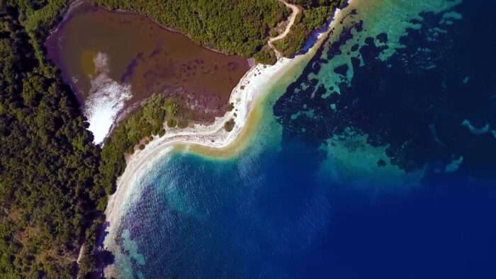 Vromolimni beach Erimitis Corfu