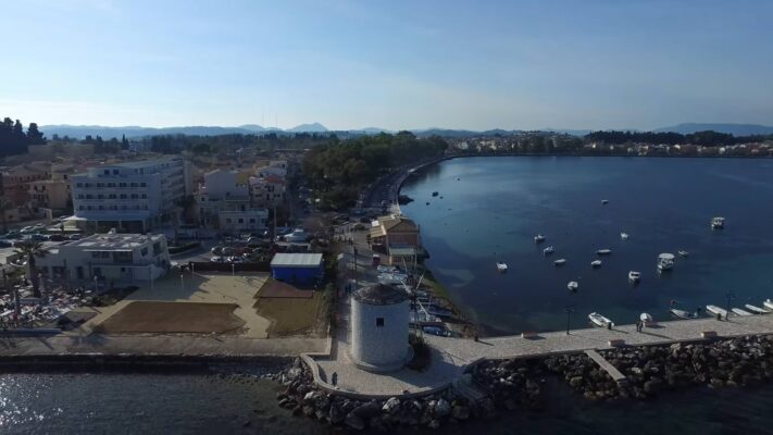 Anemomylos at Garitsa bay Corfu