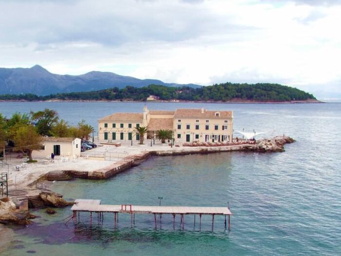 Faliraki from the old Corfu fortress