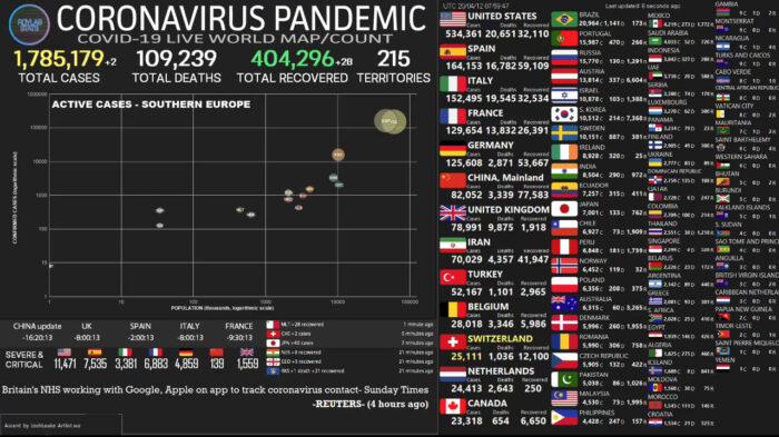 Coronavirus live stream