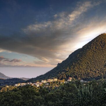 A Corfu mountainous landscape