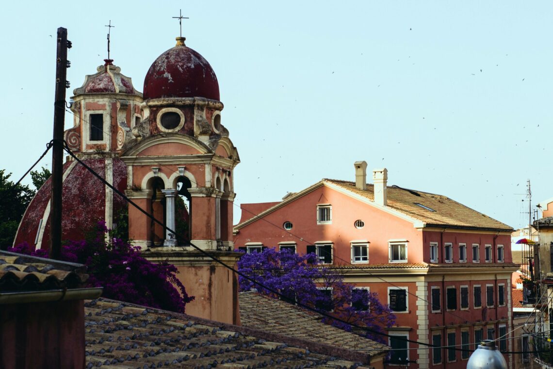 Beautiful building in Corfu town