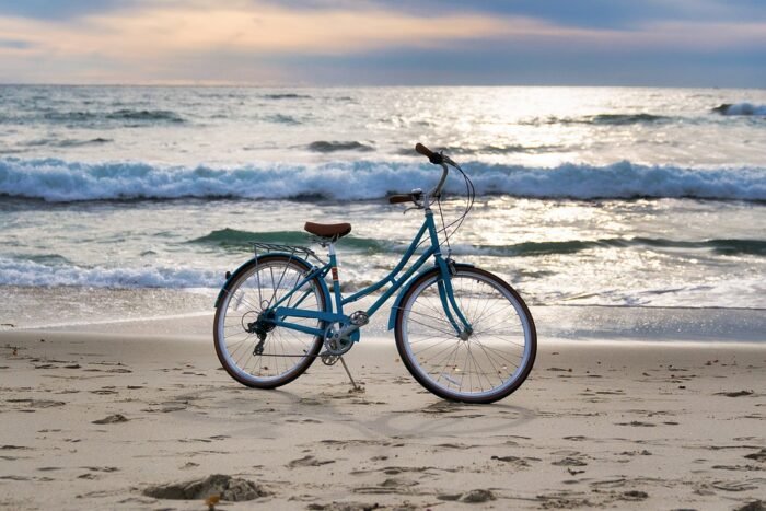 A Bicycle on the beach