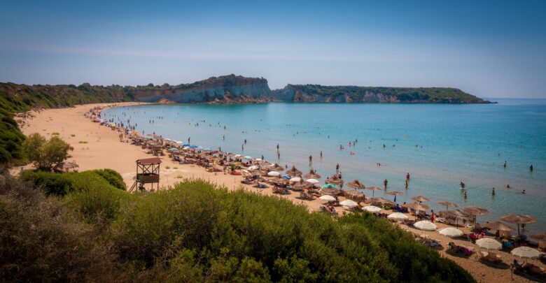 Gerakas beach in Zakynthos